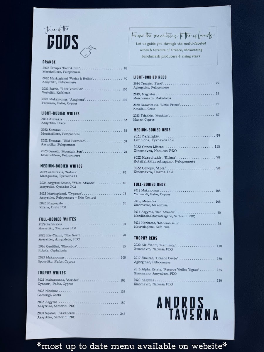 Menu Andros Taverna-2